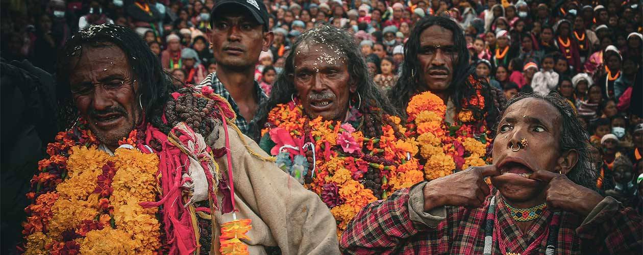 SAUNE PURNIMA FESTIVAL AND SHAMAN DANCE