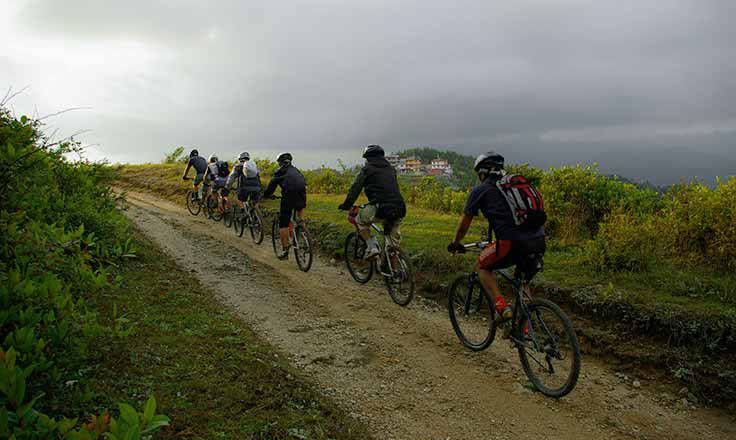 Kathmandu Valley rim Biking Tour