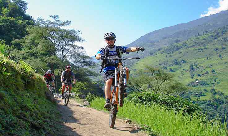 Mountain Biking Pokhara to Kathmandu