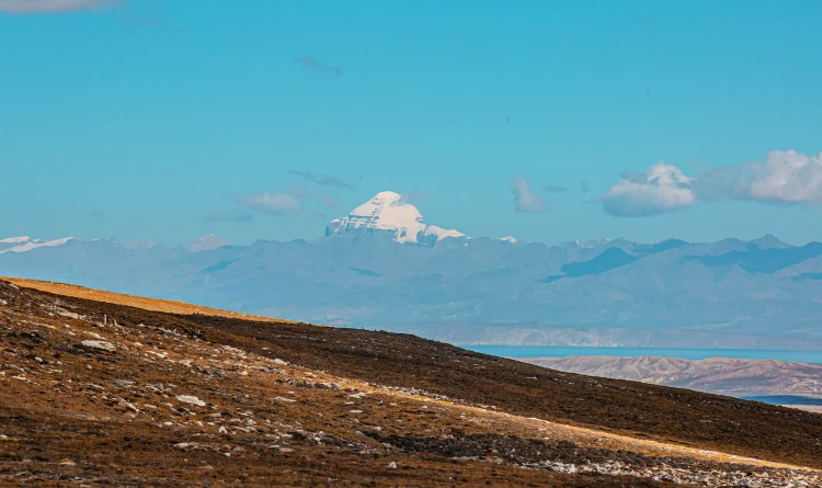 Mount Kailash and Lake Manasarovar view from Limi Lapcha Pass Nepal, high Himalayan landscape – Firante Treks spiritual journey